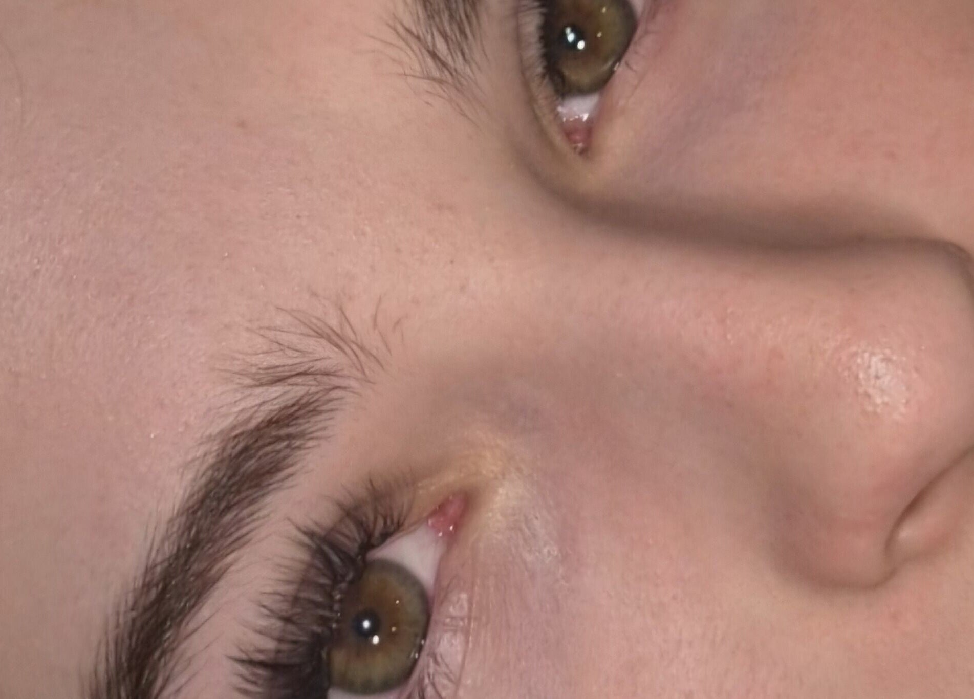 Close-up of expertly crafted lashes at K Lash Extensions, Johnston, Northern Territory, AU.
