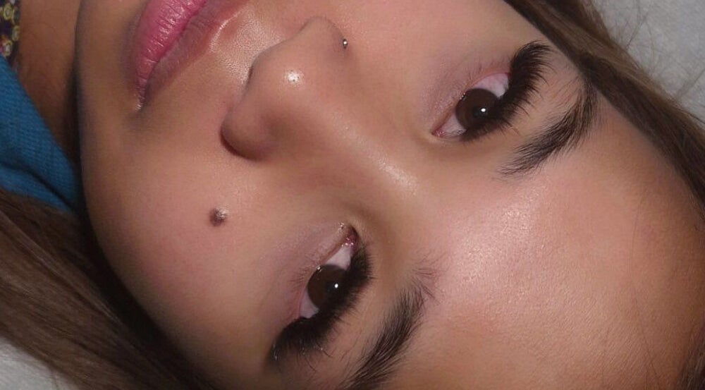 Close-up of lush eyelashes at K Lash Extensions, Johnston, Northern Territory, AU.