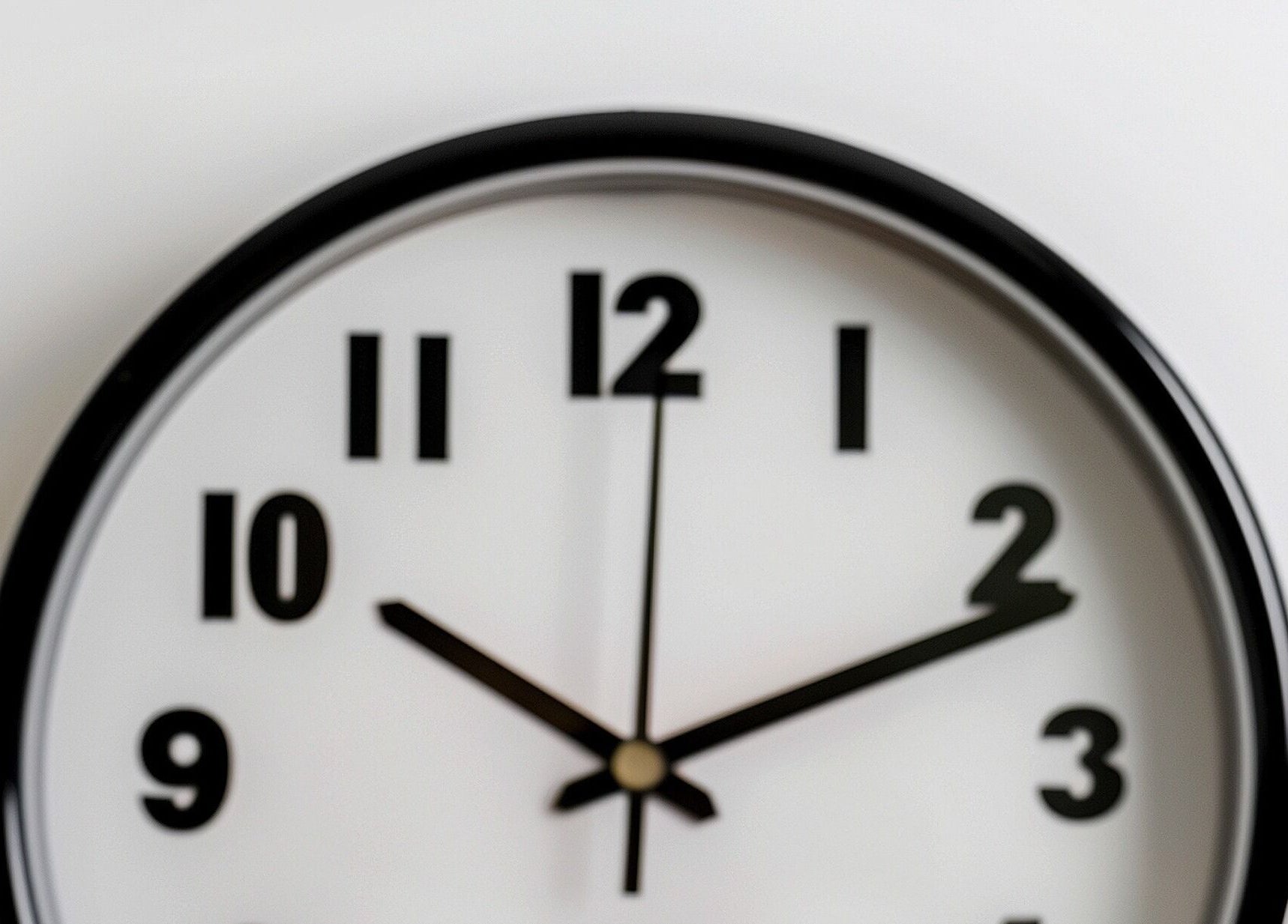 Classic wall clock at Teddies, Garvagh, Northern Ireland, GB, highlighting the venue's timeless elegance.