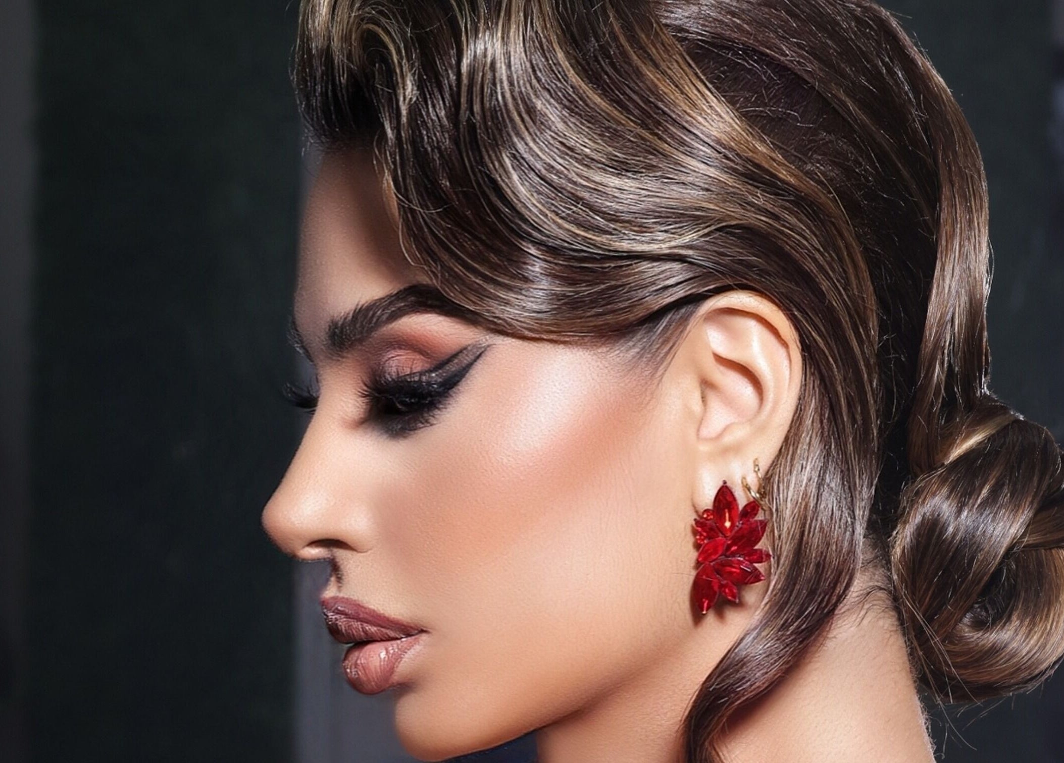 Sophisticated hairstyle at Elie Farah Salon, Jal El Dib, Mount Lebanon Governorate, LB.