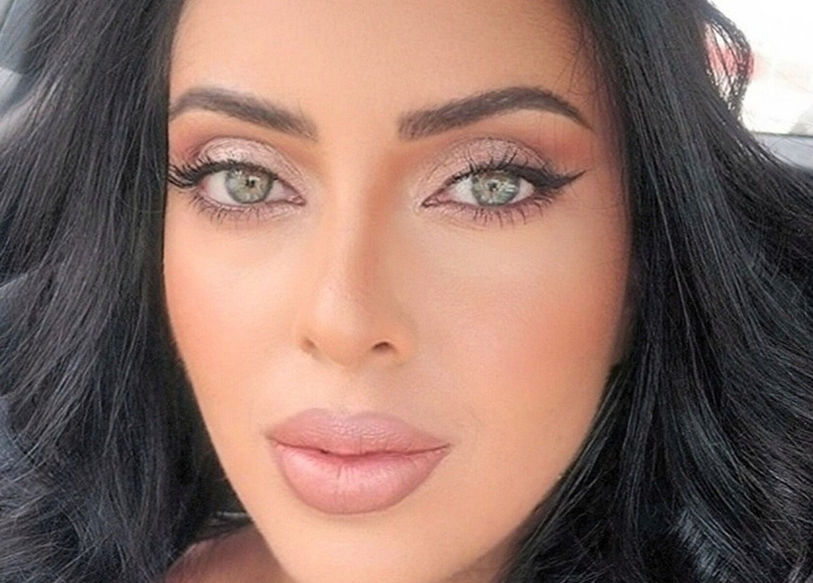 Close-up of elegant makeup at Elie Farah Salon, Jal El Dib, Mount Lebanon Governorate, LB.