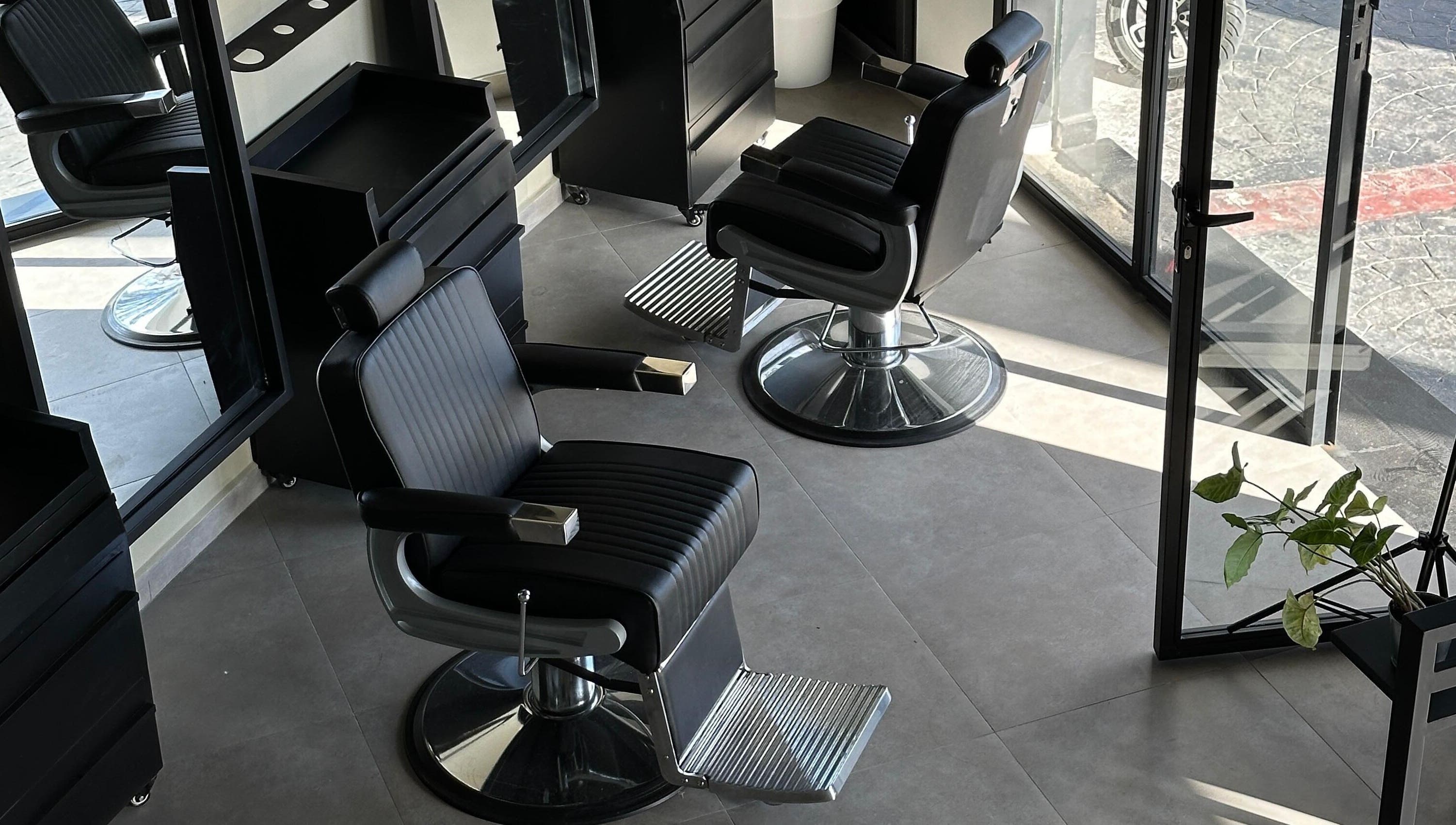 Elegant salon chairs at Soufian Allal in Tetouan, Tangier-tétouan-al Hoceima, MA.