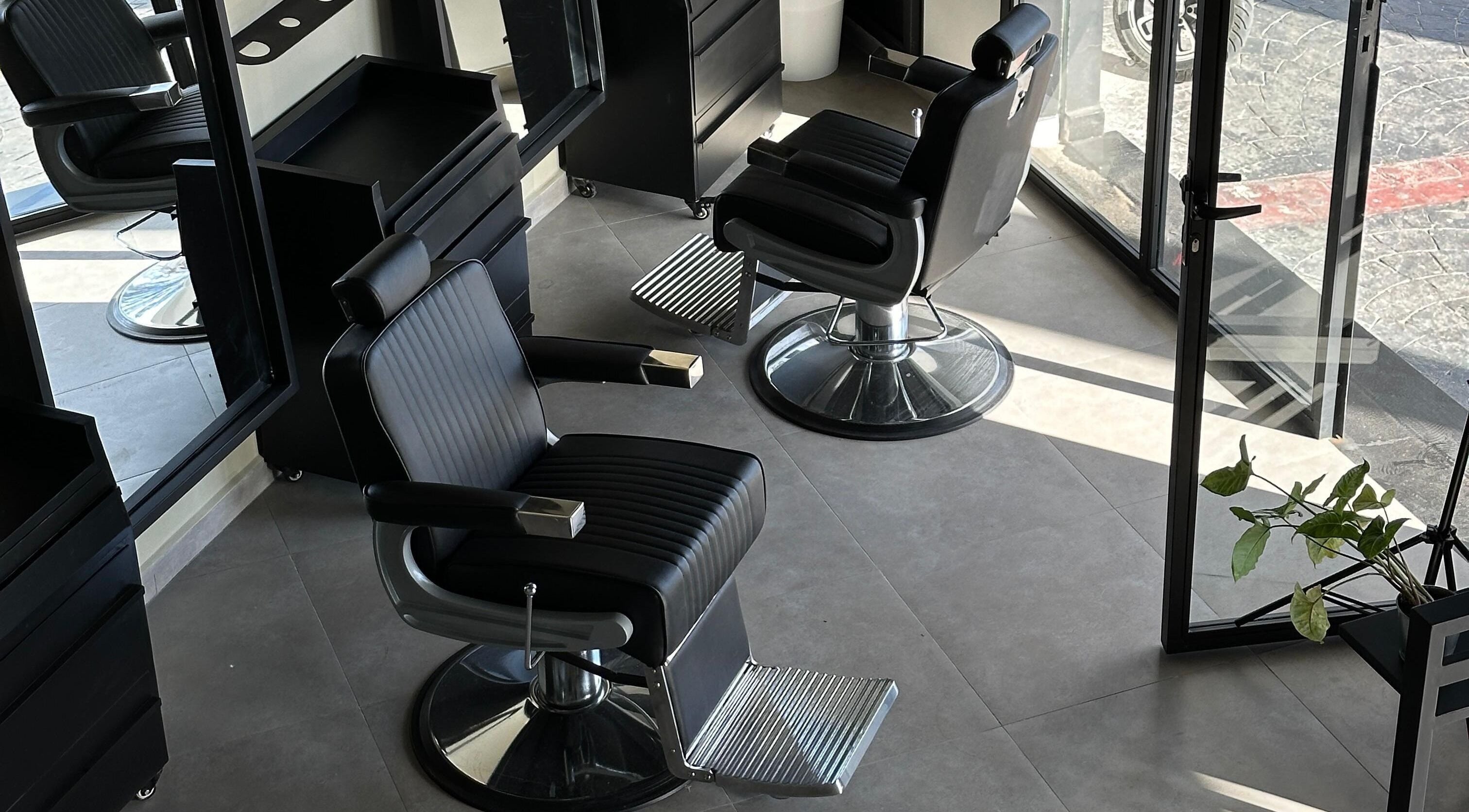 Elegant salon chairs at Soufian Allal in Tetouan, Tangier-tétouan-al Hoceima, MA.