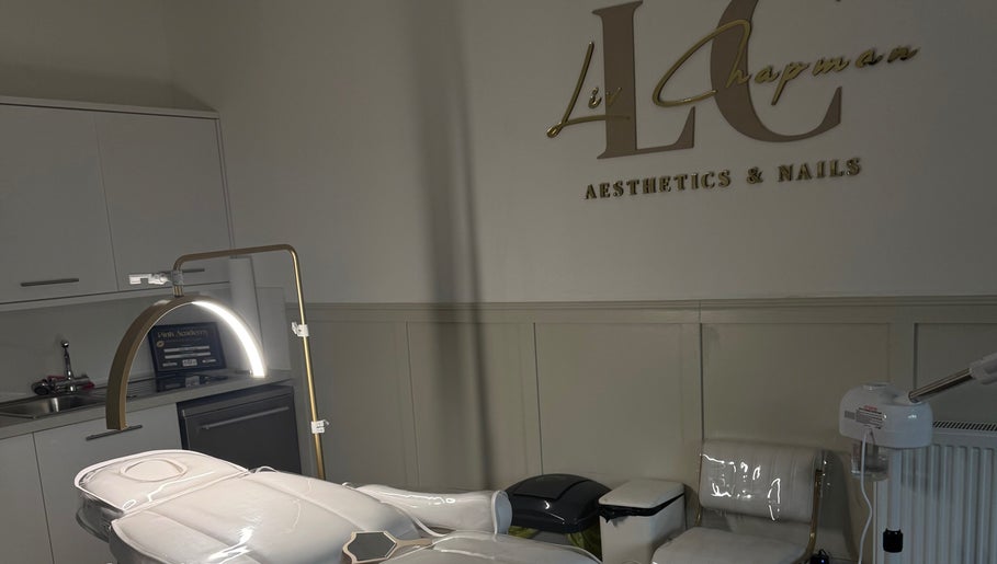 Elegant treatment room at Liv Chapman Aesthetics & Nails, Watford, England, GB featuring a plush recliner.