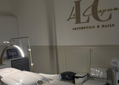 Elegant treatment room at Liv Chapman Aesthetics & Nails, Watford, England, GB featuring a plush recliner.