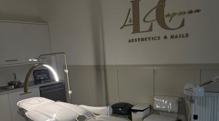 Elegant treatment room at Liv Chapman Aesthetics & Nails, Watford, England, GB featuring a plush recliner.