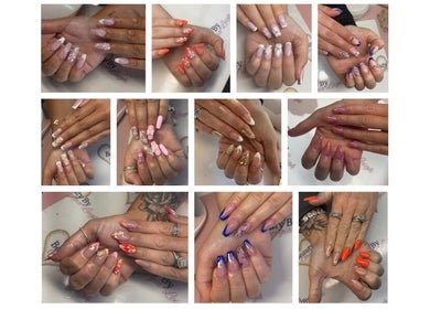 Diverse nail art styles at Beauty by Georgia-Leigh, Minster On Sea, England, GB.