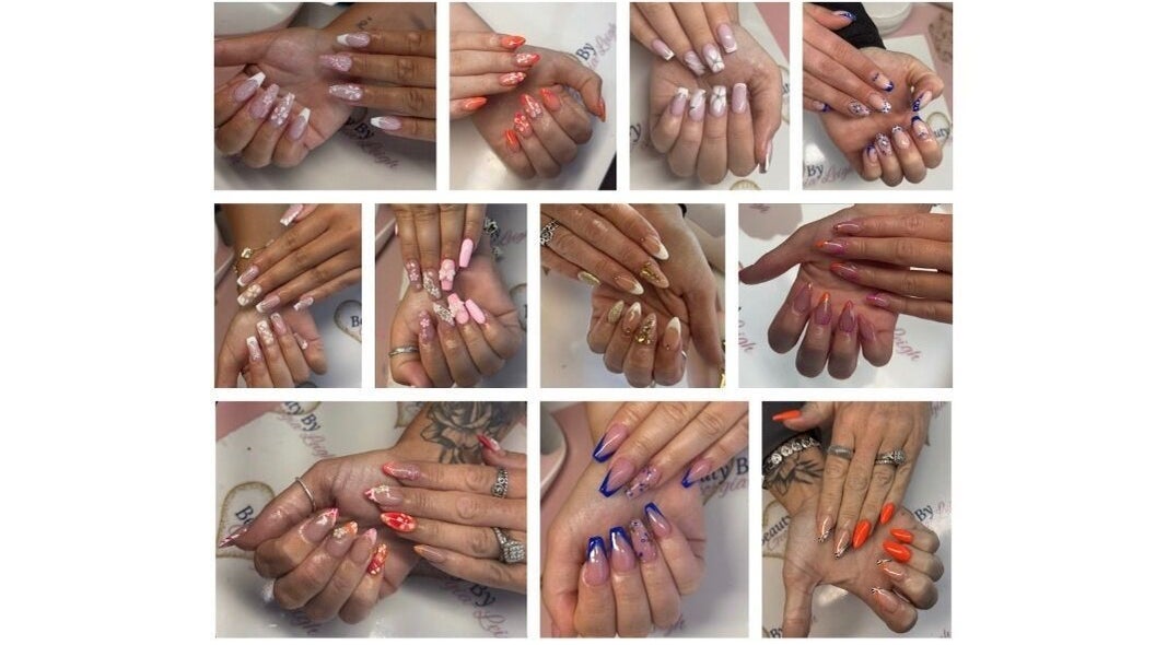 Diverse nail art styles at Beauty by Georgia-Leigh, Minster On Sea, England, GB.