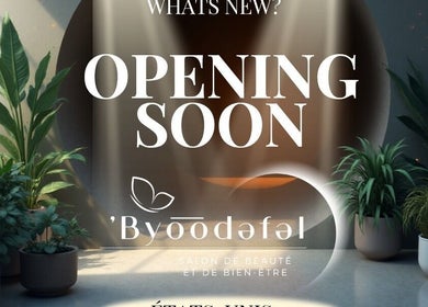 ˈByo͞odəfəl.USA venue in Baldwin, New York, US, opening soon with lush greenery and modern decor.