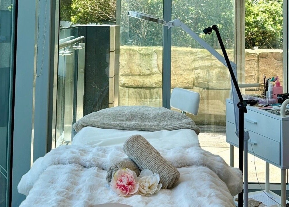 Relaxing treatment room at La Maison de Beauté - St Leonards, St Leonards, New South Wales, AU with natural light.