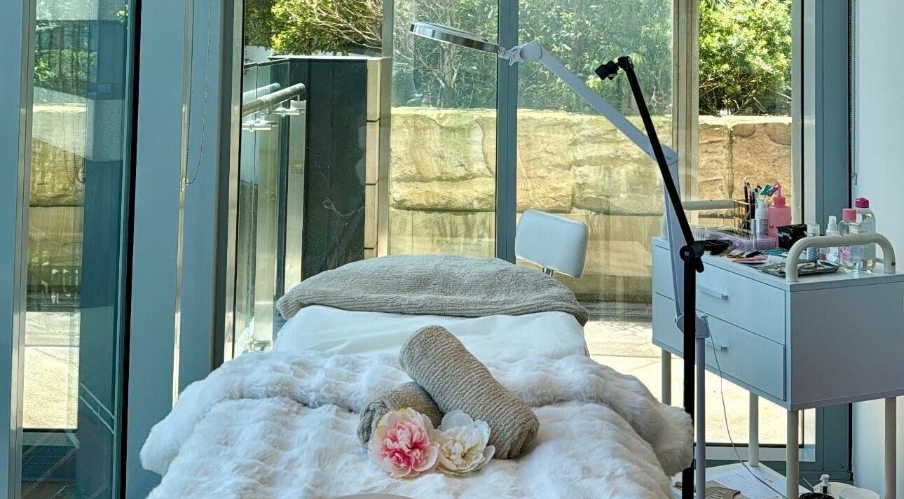 Relaxing treatment room at La Maison de Beauté - St Leonards, St Leonards, New South Wales, AU with natural light.
