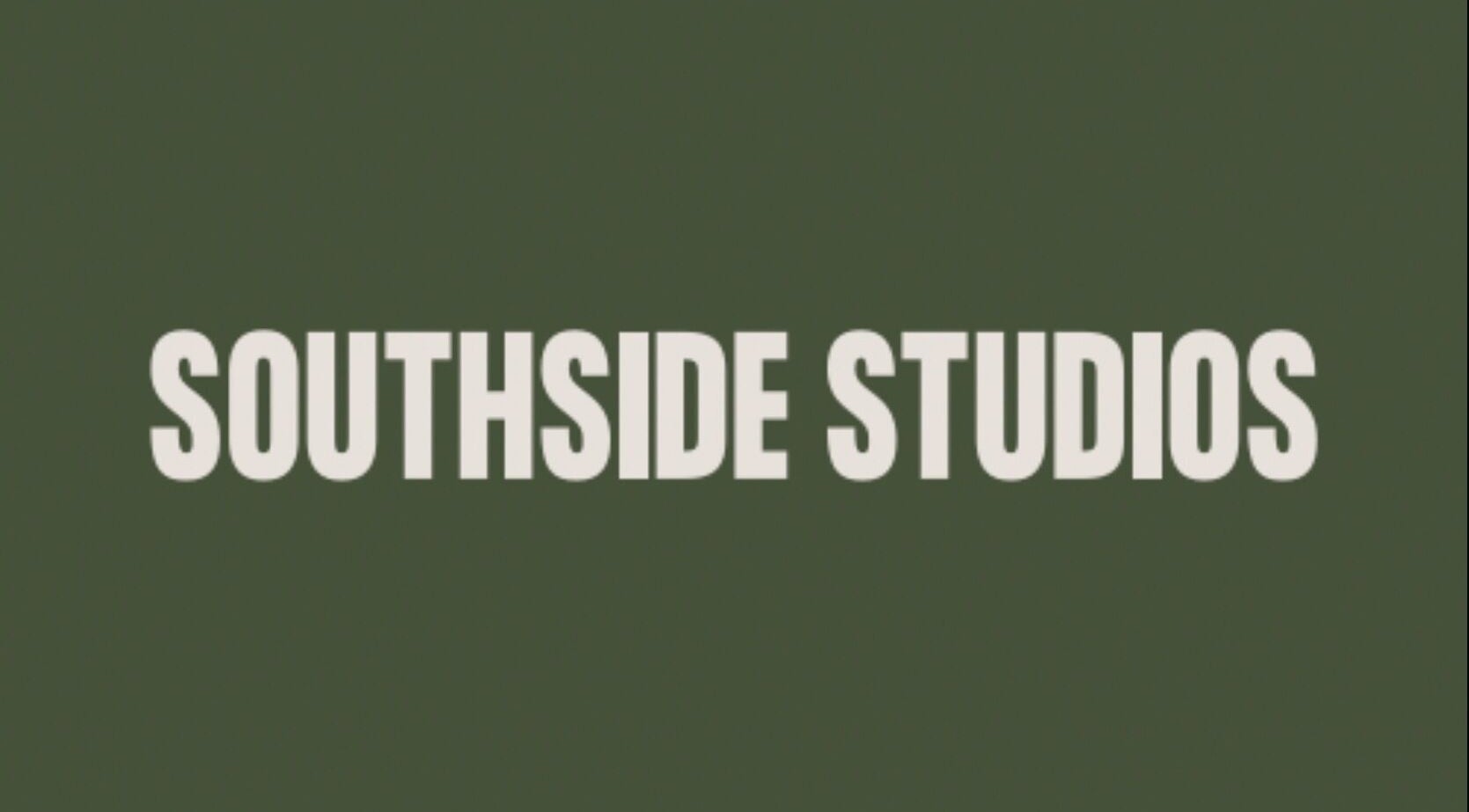South Side Studios logo in Melbourne, Victoria, AU on a green background.