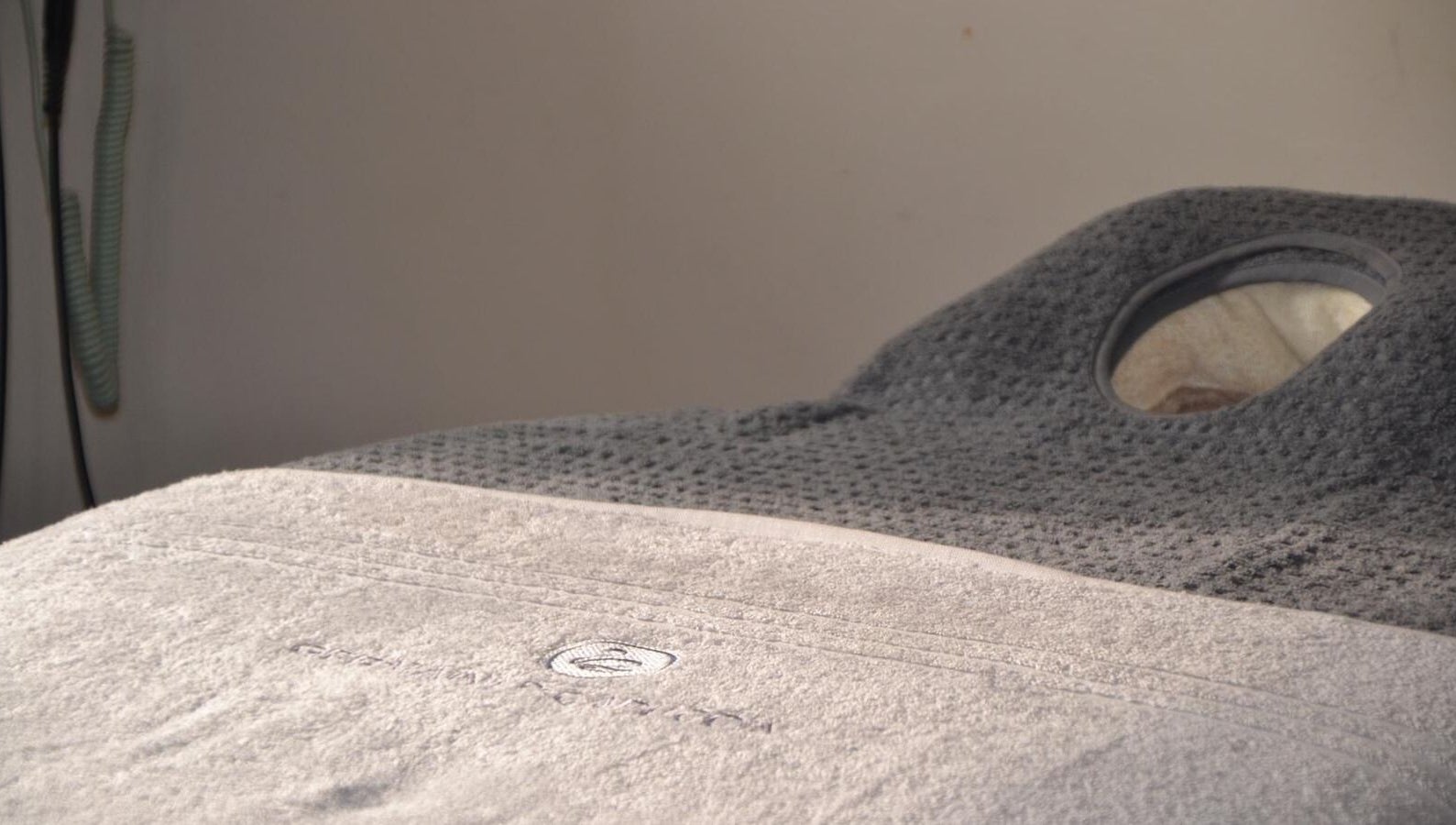 Comfortable massage table at La Belle Vita Wellness, Rye, England, GB, enhances relaxation experiences.