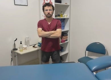 Relaxing massage space at Massage Guys (South Auckland), Auckland, Auckland, NZ, showcasing professional setup.