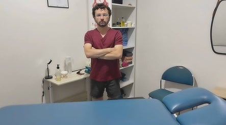 Relaxing massage space at Massage Guys (South Auckland), Auckland, Auckland, NZ, showcasing professional setup.