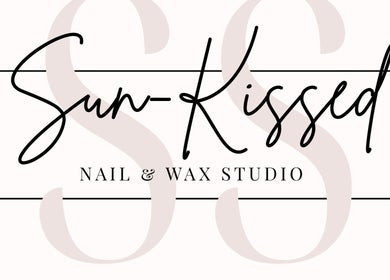 Stylish logo for Sun Kissed Nail & Wax Studio located in Thurso, Scotland, GB showcasing elegant script.
