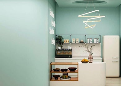 Elegant pastel interiors of DC Body Publika KL in Kuala Lumpur, Wilayah Persekutuan Kuala Lumpur, MY.