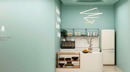 Elegant pastel interiors of DC Body Publika KL in Kuala Lumpur, Wilayah Persekutuan Kuala Lumpur, MY.