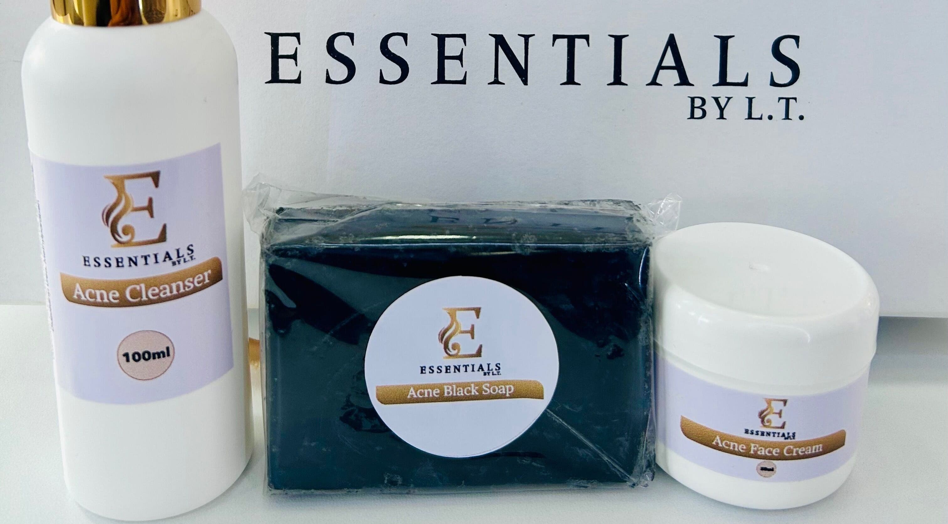 Essentials by L.T acne skincare products in Midrand, Gauteng, ZA.