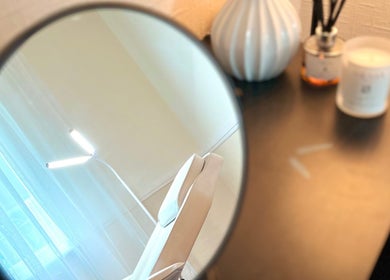 Elegant treatment room at MEMA Skin & Wellness Clinic, Lytham, GB, showcasing modern design with a serene vibe.
