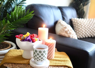Cozy relaxation corner at Liverpool Nice Remedial & Thai Massage in Liverpool, New South Wales, AU.