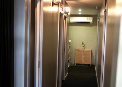 Tranquil hallway at Liverpool Nice Remedial & Thai Massage, Liverpool, New South Wales, AU.