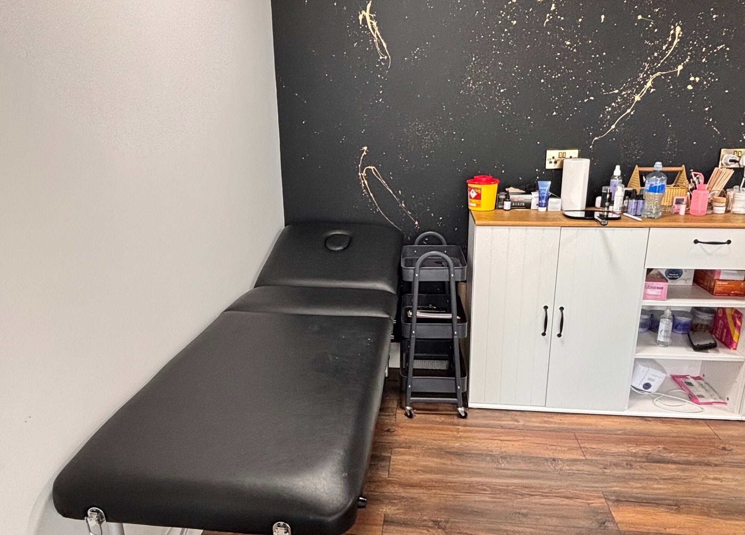 Cozy treatment area at Beauty by Sarah Sheahan, County Cork, County Cork, IE with sleek decor and therapeutic ambiance.