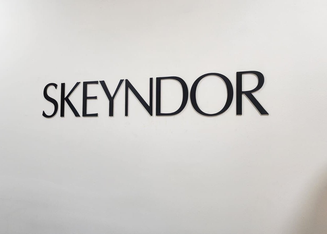 Skeyndor wall sign at FairyTale Salon - Muscat Grand Mall, Muscat Governorate, OM.