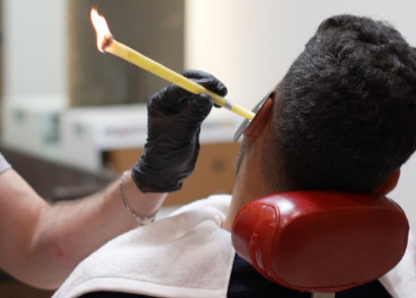 Ear candle therapy at Dax and Wax (Barbershop & Spa), Muscat, Muscat Governorate, OM.