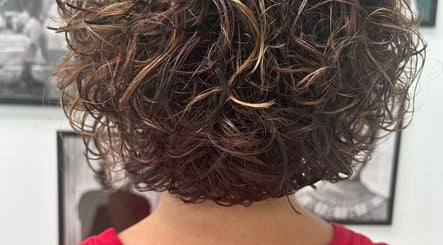 Curly hairstyle showcase at High Priestess Hair, St. Catharines, Ontario, CA.