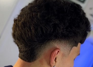 Modern fade haircut at Kasboi Cuts, West End, Queensland, AU.