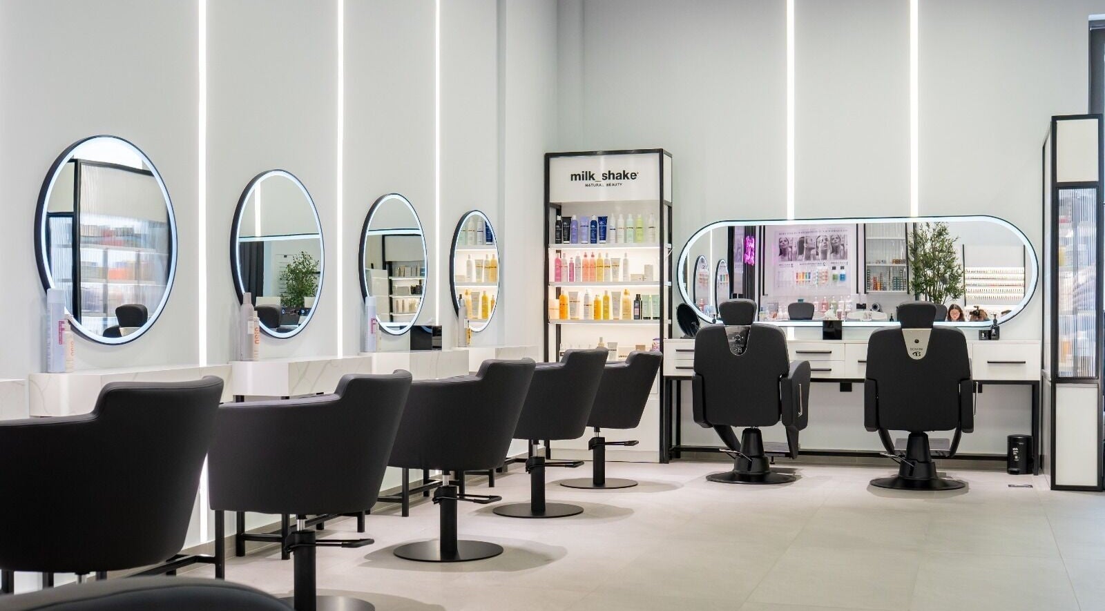 Modern salon chairs and mirrors at Beauty Room Salon & Spa | Al Khwaneej, Dubai, Dubai, AE.