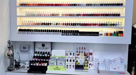 Vibrant nail polish display at Beauty Room Salon & Spa | Nad Al Hammar Aswaaq, Dubai, Dubai, AE.