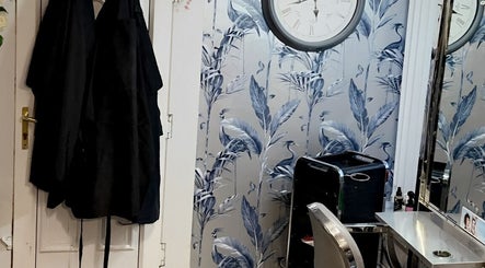 Chic interior of Divine Hair and Aesthetics in Middlesbrough, England, GB, featuring stylish decor and salon essentials.
