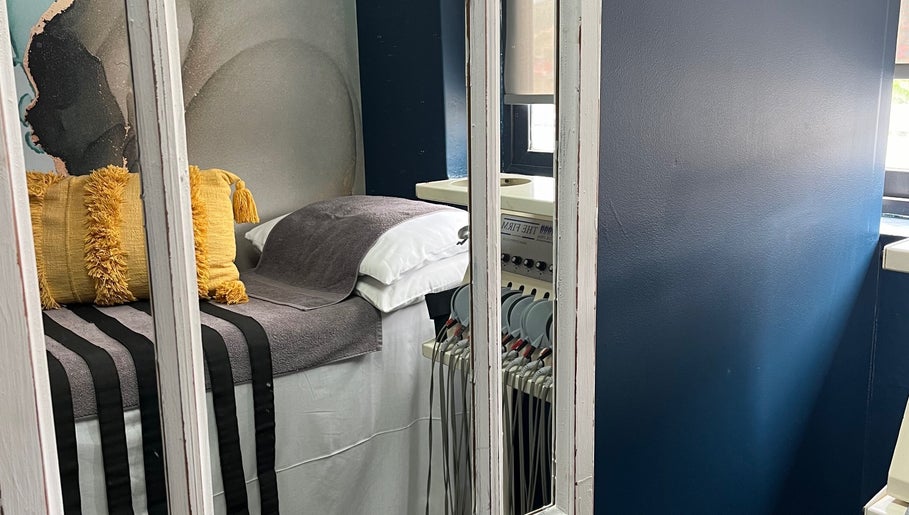 Comfortable bed with yellow pillow at The Firm Durban North, Durban North, Kwazulu-natal, ZA.
