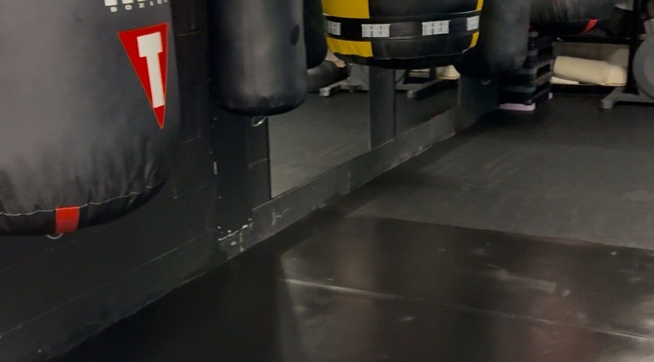 Boxing bags at Tay Walker Boxing, Blackpool, England, GB. Ideal training spot in Blackpool.
