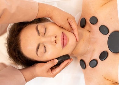 Relaxing hot stone massage at Melia Spa - Home Service, Riyadh, Riyadh Province, SA for ultimate wellness.