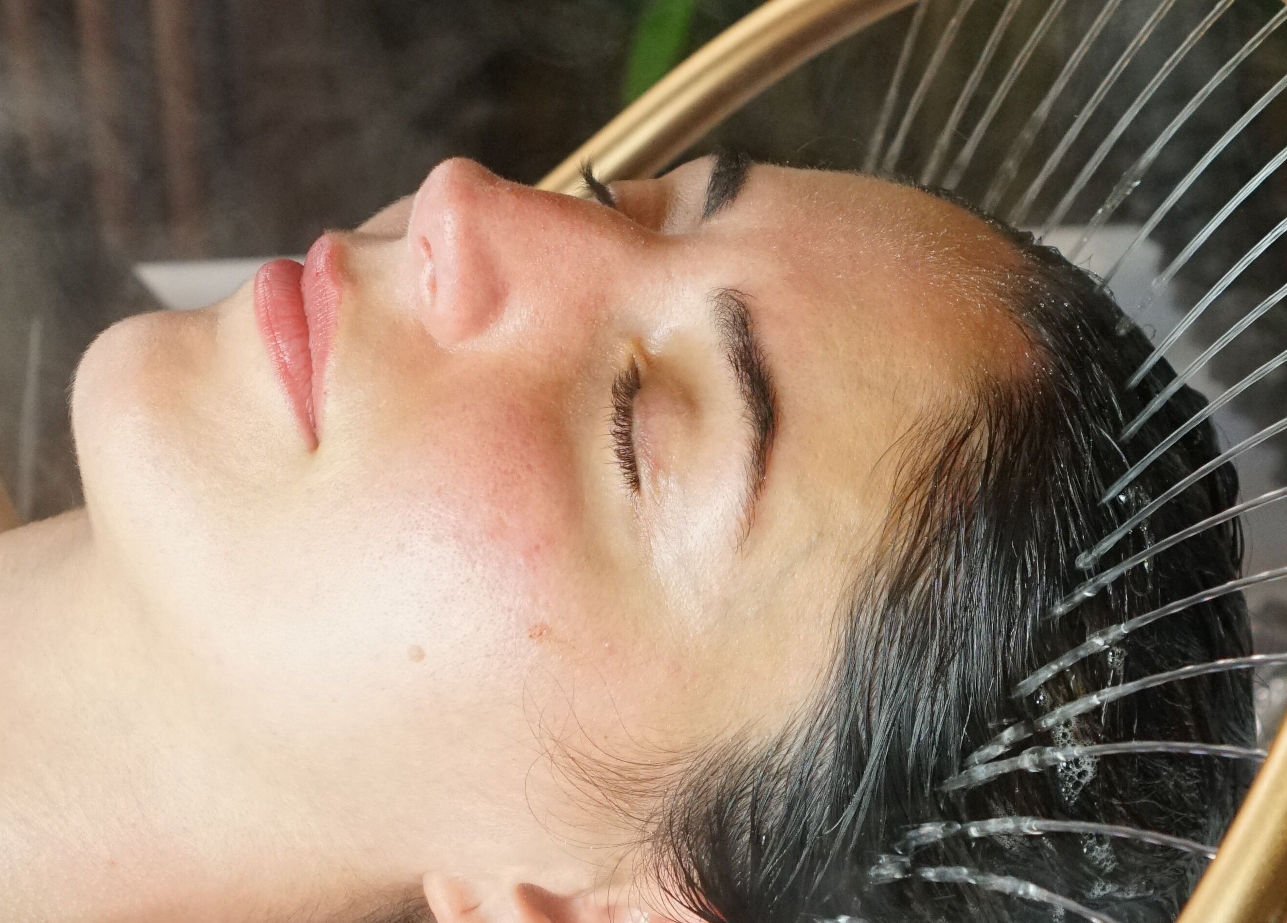 Relaxing head spa session at M Kami Japanese Head Spa (CBD) in Melbourne, Victoria, AU.