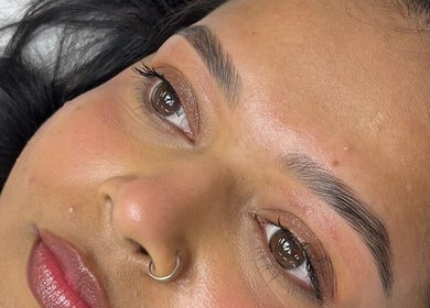 Beautifully shaped brows at Arch Rivals Brow Studio, Port Coquitlam, British Columbia, CA.