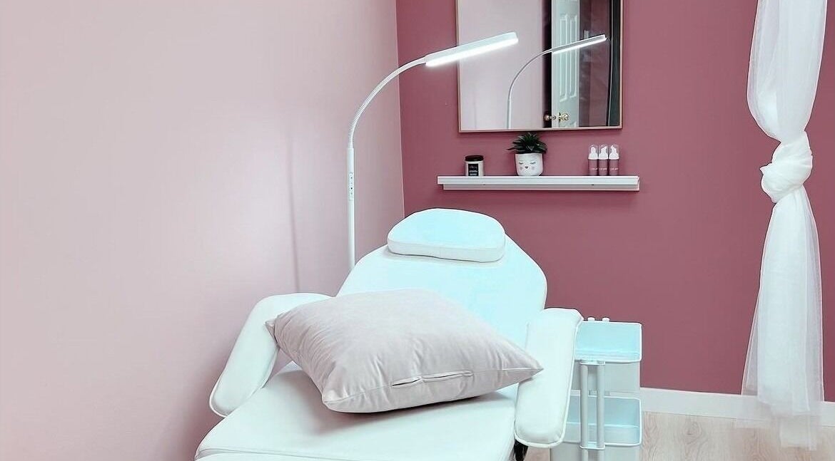 Relaxing treatment room at Arch Rivals Brow Studio, Port Coquitlam, British Columbia, CA.