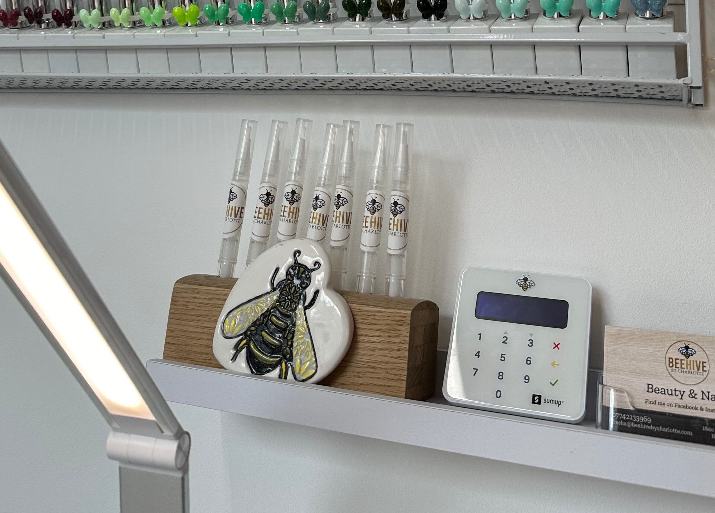 Beehive By Charlotte's nail polish and decor in New Tupton, England, GB.