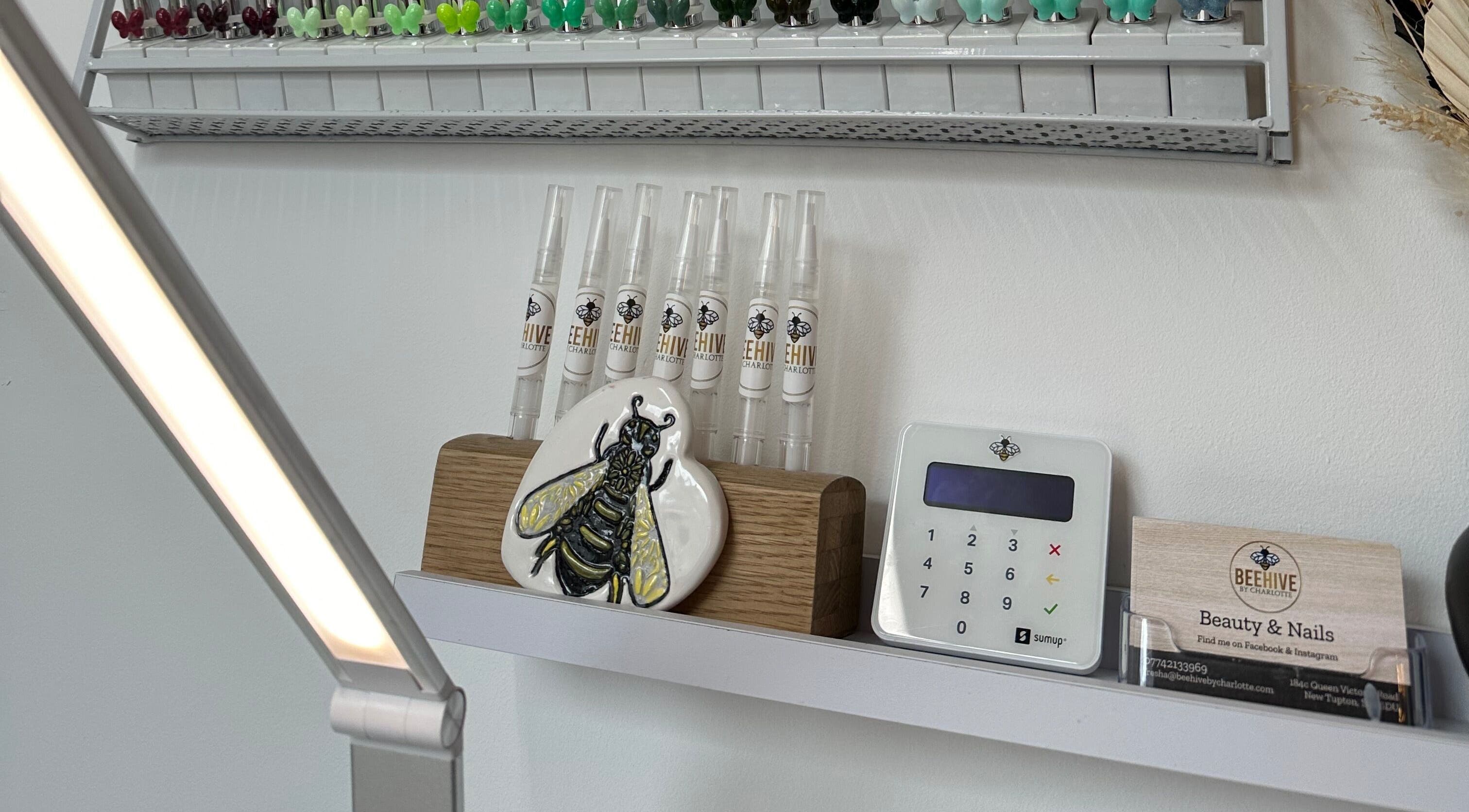 Beehive By Charlotte's nail polish and decor in New Tupton, England, GB.