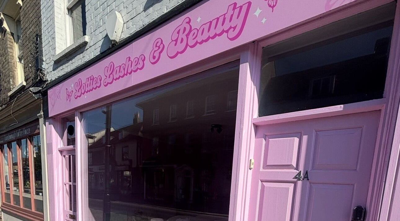 Lotties Lashes exterior in Sudbury, England, GB offers beauty and wellness services.
