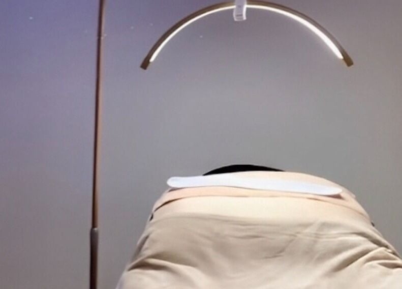 Elegant treatment room at Skin Luminosity by Lydia in Southend on Sea, England, GB, with a relaxing bed setup.