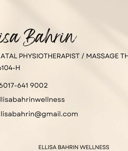 Ellisa Bahrin Physiotherapy image 2