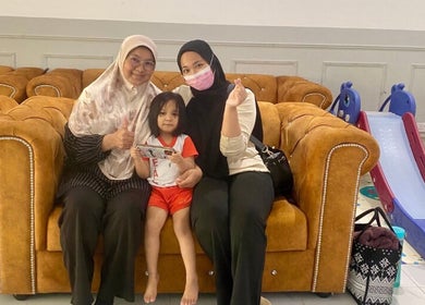 Family enjoys cozy time at MassageByEllisaBahrin (Housecall Service), Selangor, Selangor, MY.