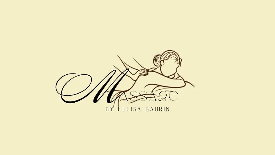 Elegant logo for MassageByEllisaBahrin (Housecall Service) at Selangor, Selangor, MY, depicting a soothing massage.