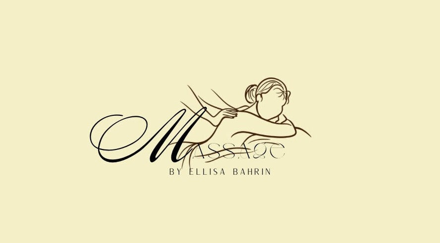Elegant logo for MassageByEllisaBahrin (Housecall Service) at Selangor, Selangor, MY, depicting a soothing massage.