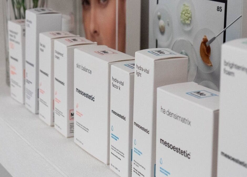 Mesosetetic products at Skin Studio By Elinor H, Palma, Illes Balears, ES, showcasing premium skincare.