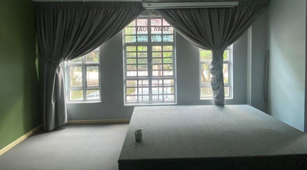 Elegant room with stage at Hillmen Academy, Ayer Keroh, Melaka, MY. Ideal for events and presentations.